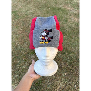 Vintage Disney Parks Disneyland Winter Hat Beanie Mickey Embroidered